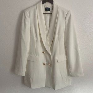 White Tux Style Blazer